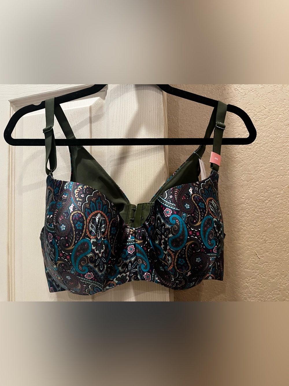NWT Cacique Paisley  Bra